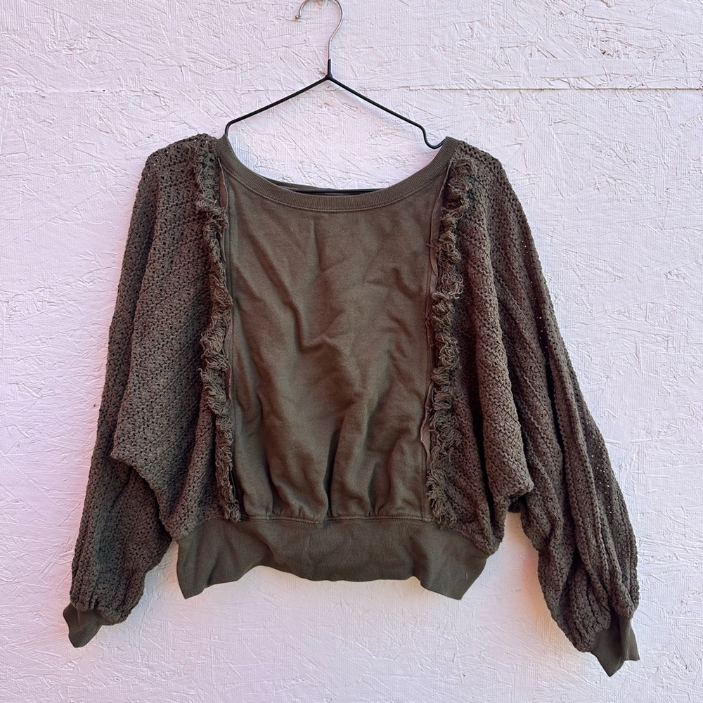 Free People Faff & Fringe Pullover
